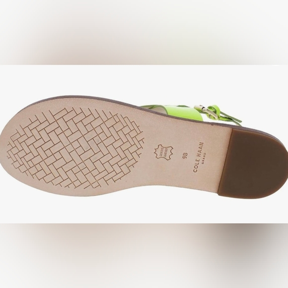 Cole Haan Neon Green Sandle Size 6.5 NWB - Picture 2 of 5